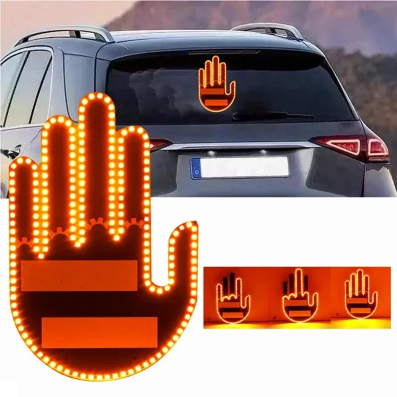 RoadRater™ Mano interactiva de Luz Led para tu carro 🤟✋