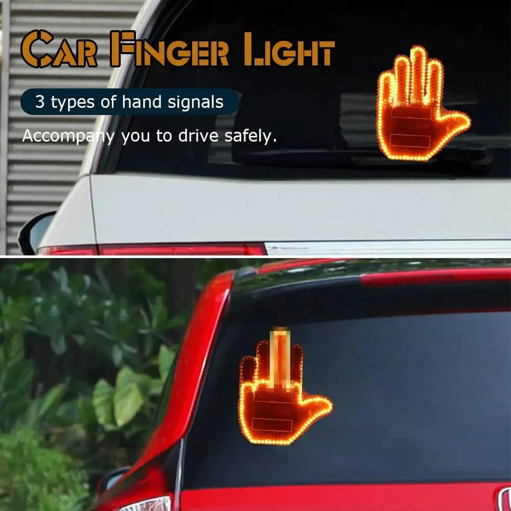 RoadRater™ Mano interactiva de Luz Led para tu carro 🤟✋