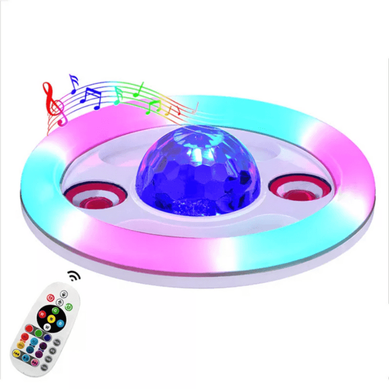 LUCES PARLANTE DE FIESTA  Doble Parlante Bluetooth 3 en 1