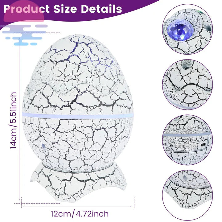 🥚 DINO HUEVO PROYECTOR GALAXIA CON CONTROL 🦕