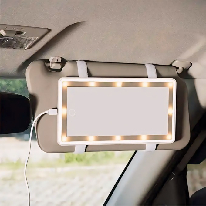 Espejo LED Inalámbrico Recargable para auto